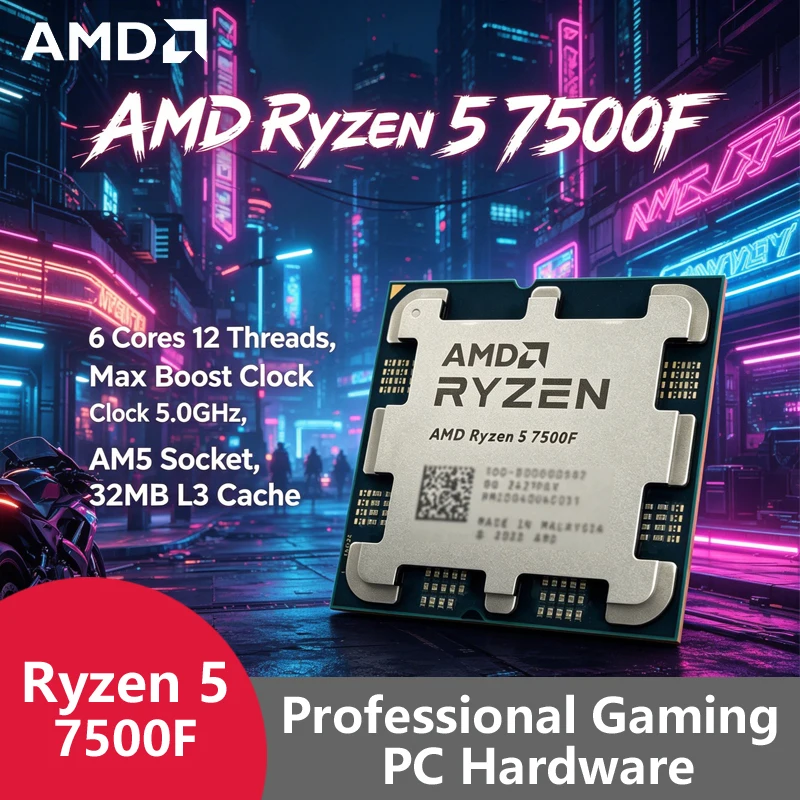 Pc Gaming Amd Ryzen 5 - AMD Ryzen 5 7500F AM5 5nm