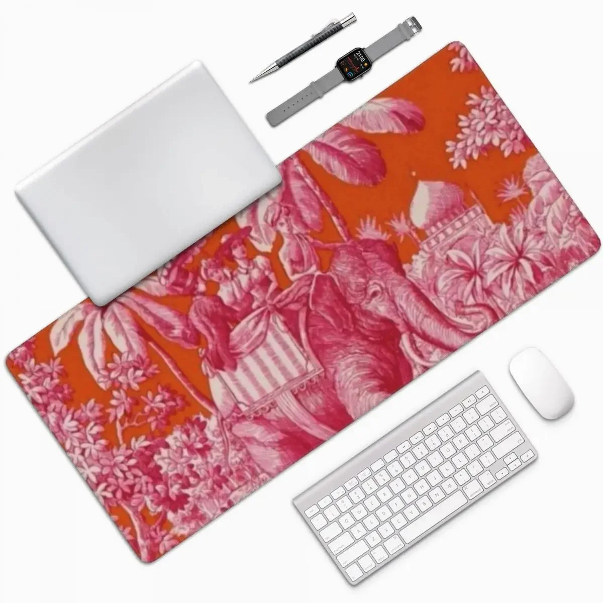 Pc Gaming Orange - Toile De Jouy - Roze en