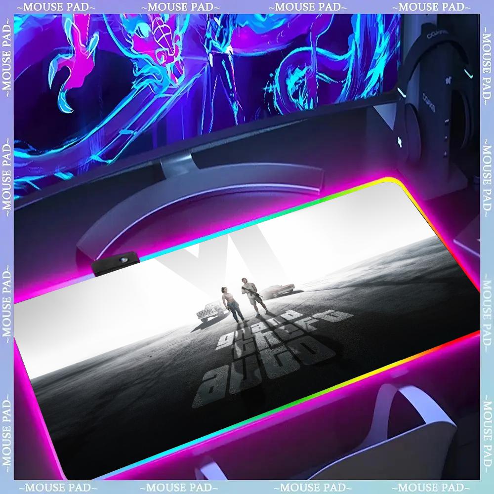 Pc Gaming Gta - Game G-gta 6 Muismat Gamer Luminescentie