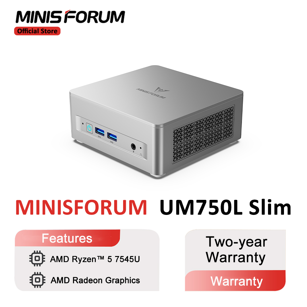 Pc Gaming Amd Ryzen 5 - MINISFORUM Mini PC UM750L Slanke AMD