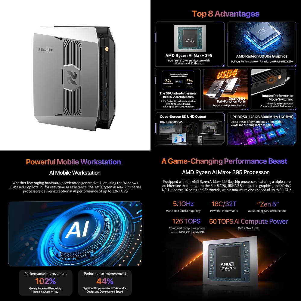 Pc Gaming Usa - OpenClaw Ryzen AI Max+ 395 Mini