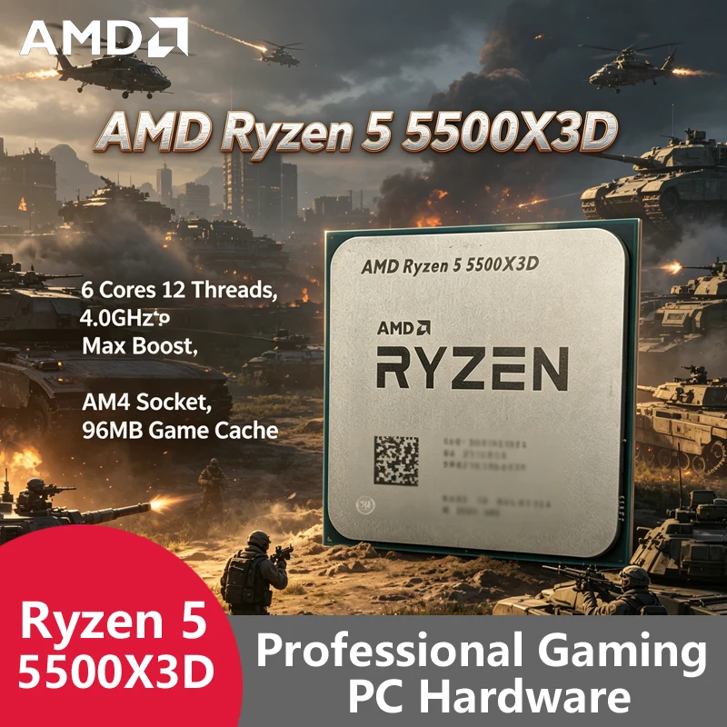 Pc Gaming Amd Ryzen 5 - AMD Ryzen 5 5500X3D AM4 7nm