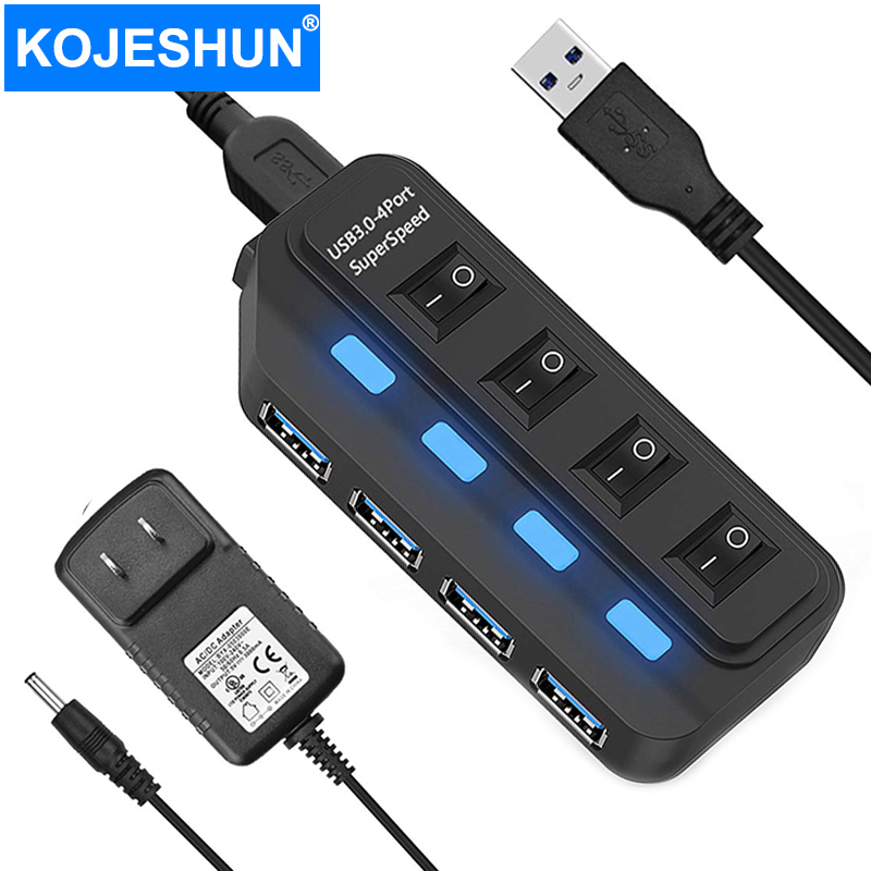 Usb Hub Gaming - 4 Poorten Usb 3.0 Hub 5Gbps