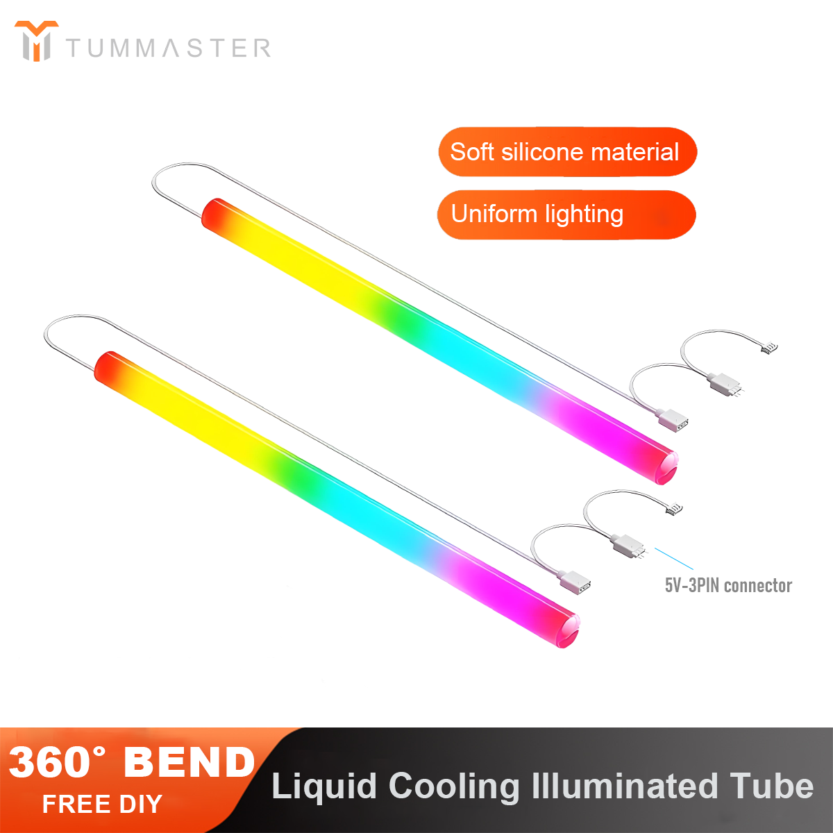 Pc Gaming Water Cooling - TUMMASTER ARGB Waterkoeling Mouw 5V3 Pin