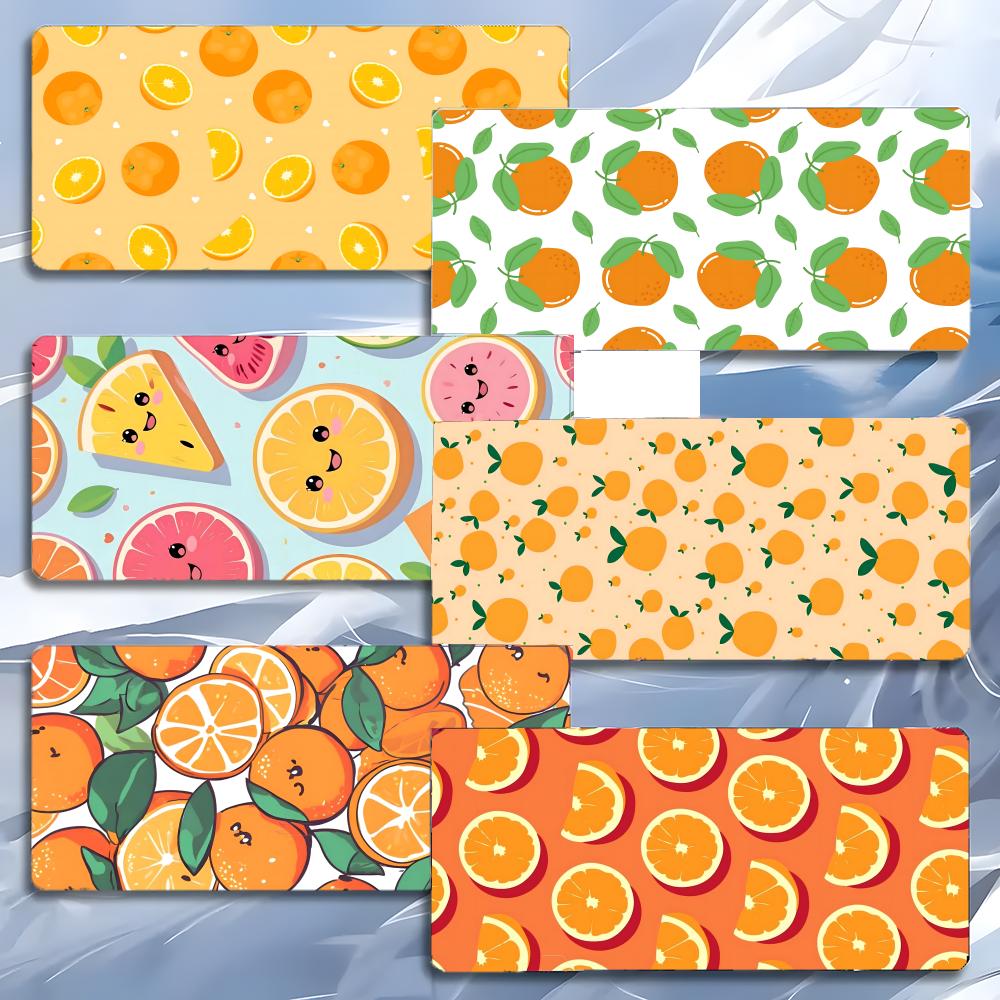 Pc Gaming Orange - Leuke frisse kunst-oranje patroon muismat, grote