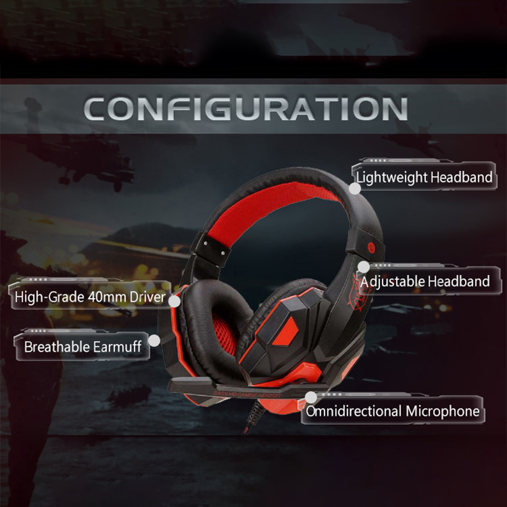 Bedrade gaming-hoofdtelefoon v - Pc Gaming Earbuds recensie en prijs