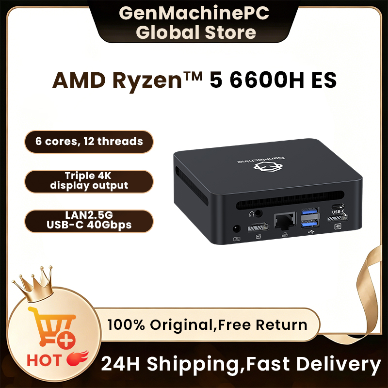 GenMachine Ryzen 5 6600H ES 3, - Pc Gaming Amd Ryzen 5 recensie en prijs