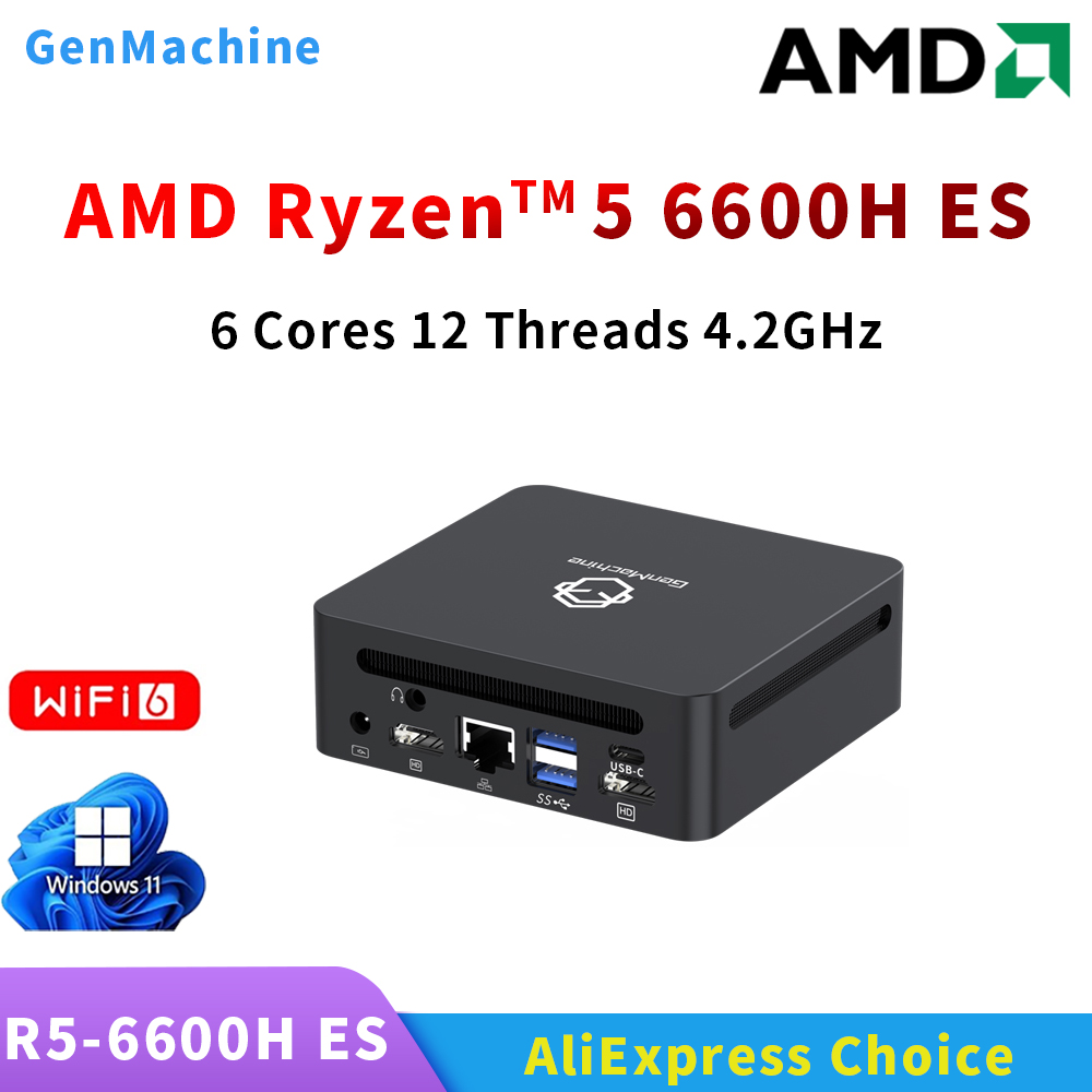 GenMachine Ryzen 5 6600H ES 3, - Pc Gaming Amd Ryzen 5 recensie en prijs