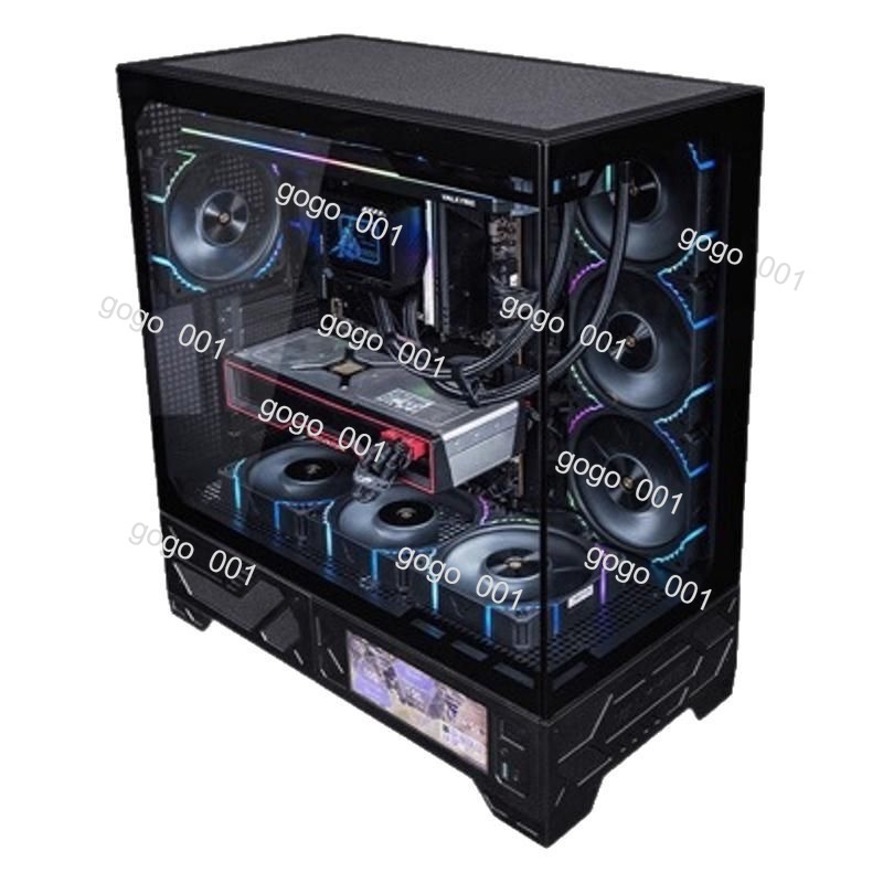 Panoramische ATX pc-kast met 6 - Pc Gaming Water Cooling recensie en prijs