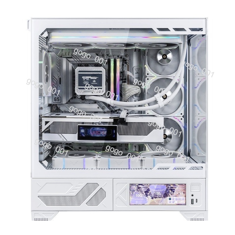 Panoramische ATX pc-kast met 6 - Pc Gaming Water Cooling recensie en prijs