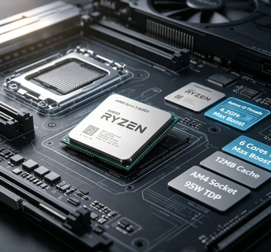 AMD R5 2600X 12nm Unboxed Proc - Pc Gaming Amd Ryzen 5 recensie en prijs