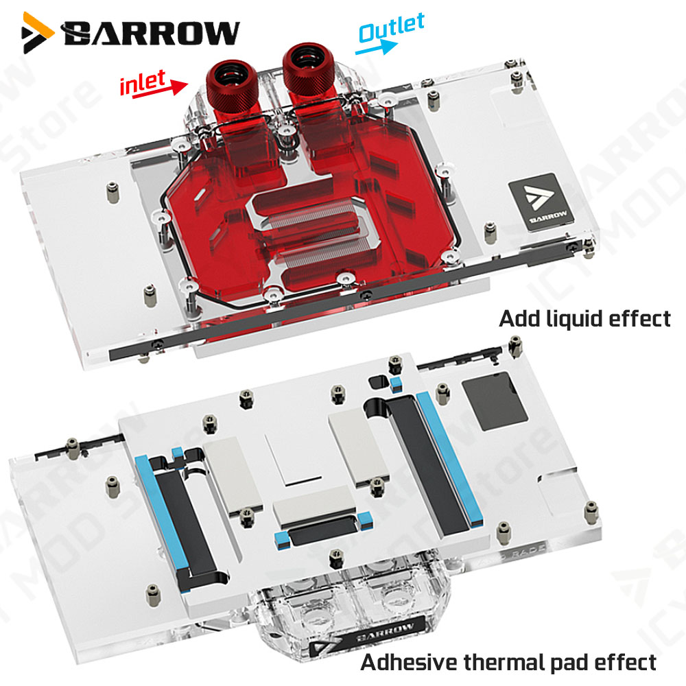 Barrow Grafische Kaart Waterko - Pc Gaming Water Cooling recensie en prijs