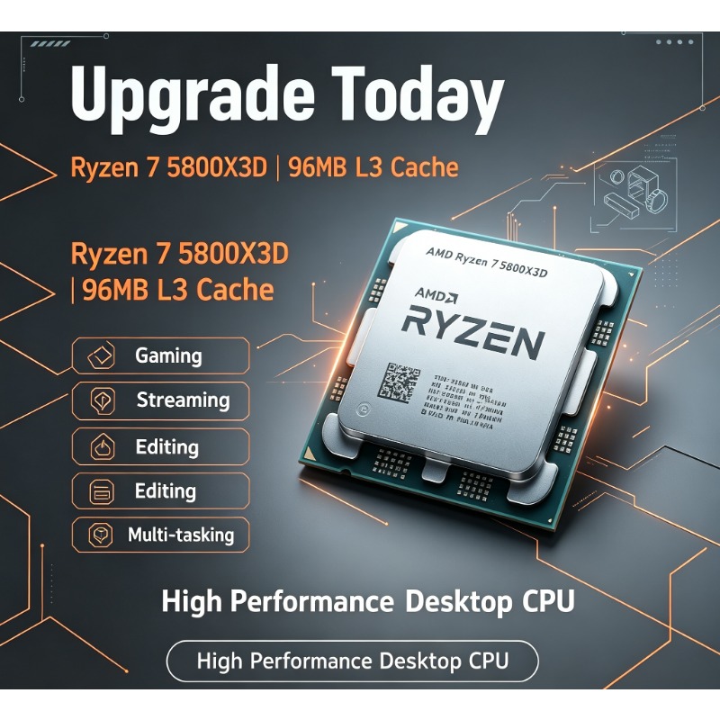 Ryzen 7 5800X3D PC Gaming Proc - Pc Gaming Ryzen recensie en prijs