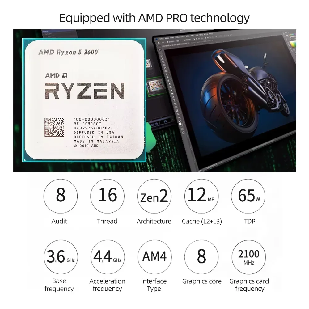 AMD Ryzen 5 3600 R5 3600 Deskt - Pc Gaming Amd Ryzen 5 recensie en prijs