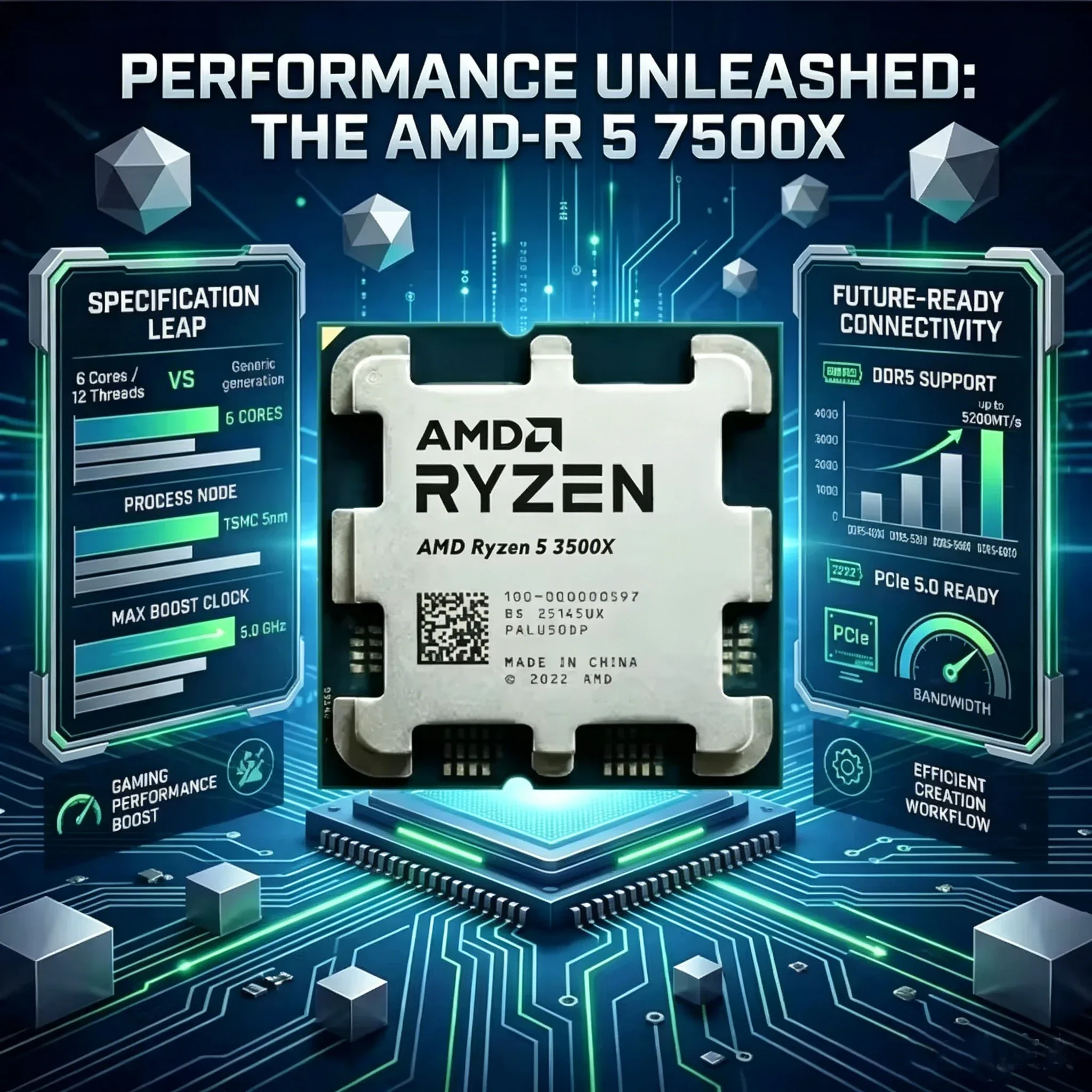 AMD Ryzen 5 3500X R5 3500X CPU - Pc Gaming Amd Ryzen 5 recensie en prijs