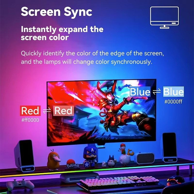RGB Gaming Lights Strip Monito - Pc Gaming Usa recensie en prijs