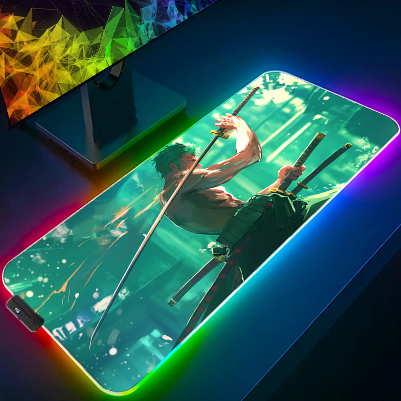 EEN STUK Zoro Muismat RGB Gami - Pc Gaming Used recensie en prijs