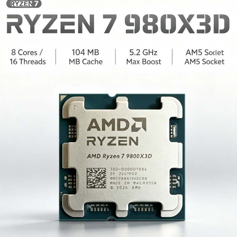 AMD Ryzen 7 9800X3D PC-process - Pc Gaming Ryzen recensie en prijs