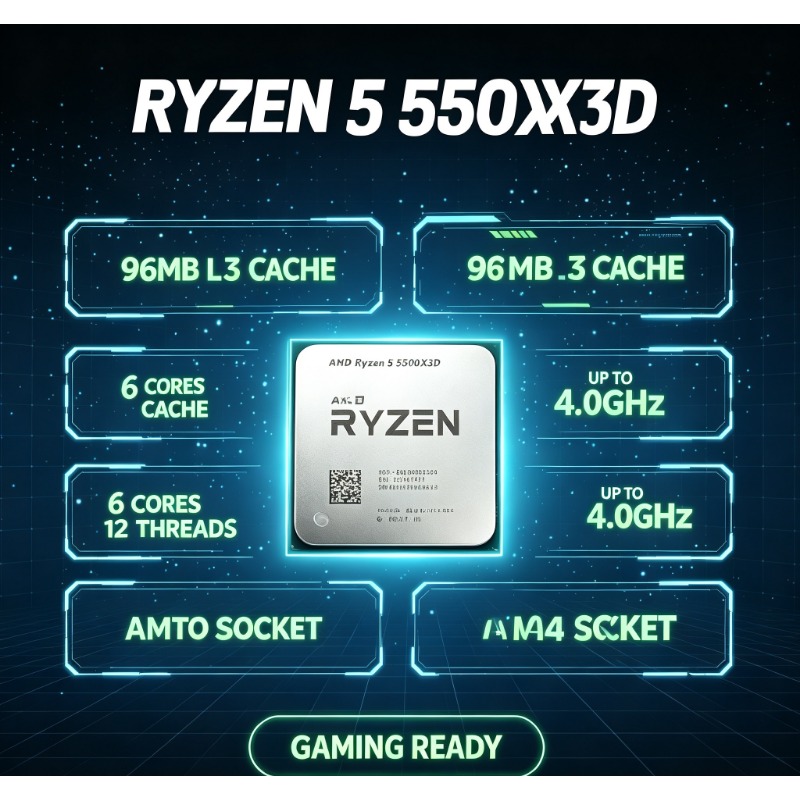 AMD Ryzen 5 5500X3D DIY Gaming - Pc Gaming Amd Ryzen 5 recensie en prijs