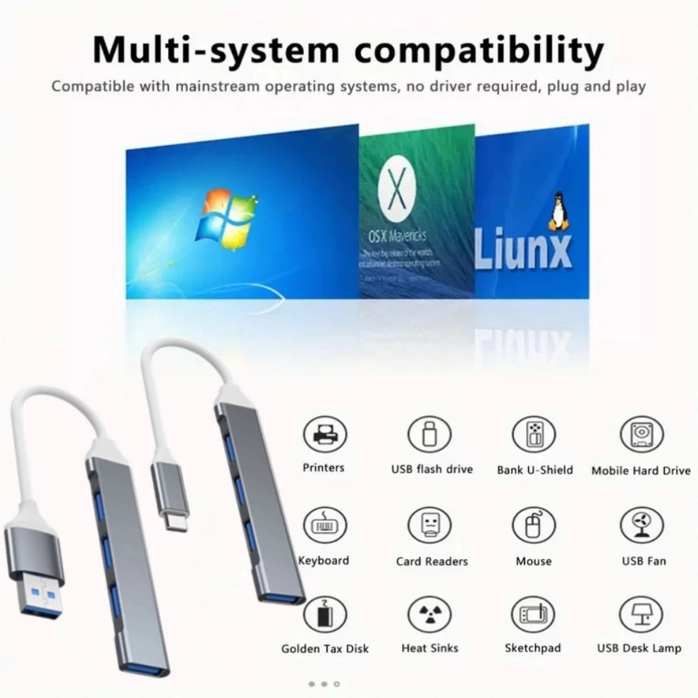 Usb 3.0 Hub 4 In 1 Usb Hub Hog - Usb Hub Gaming recensie en prijs