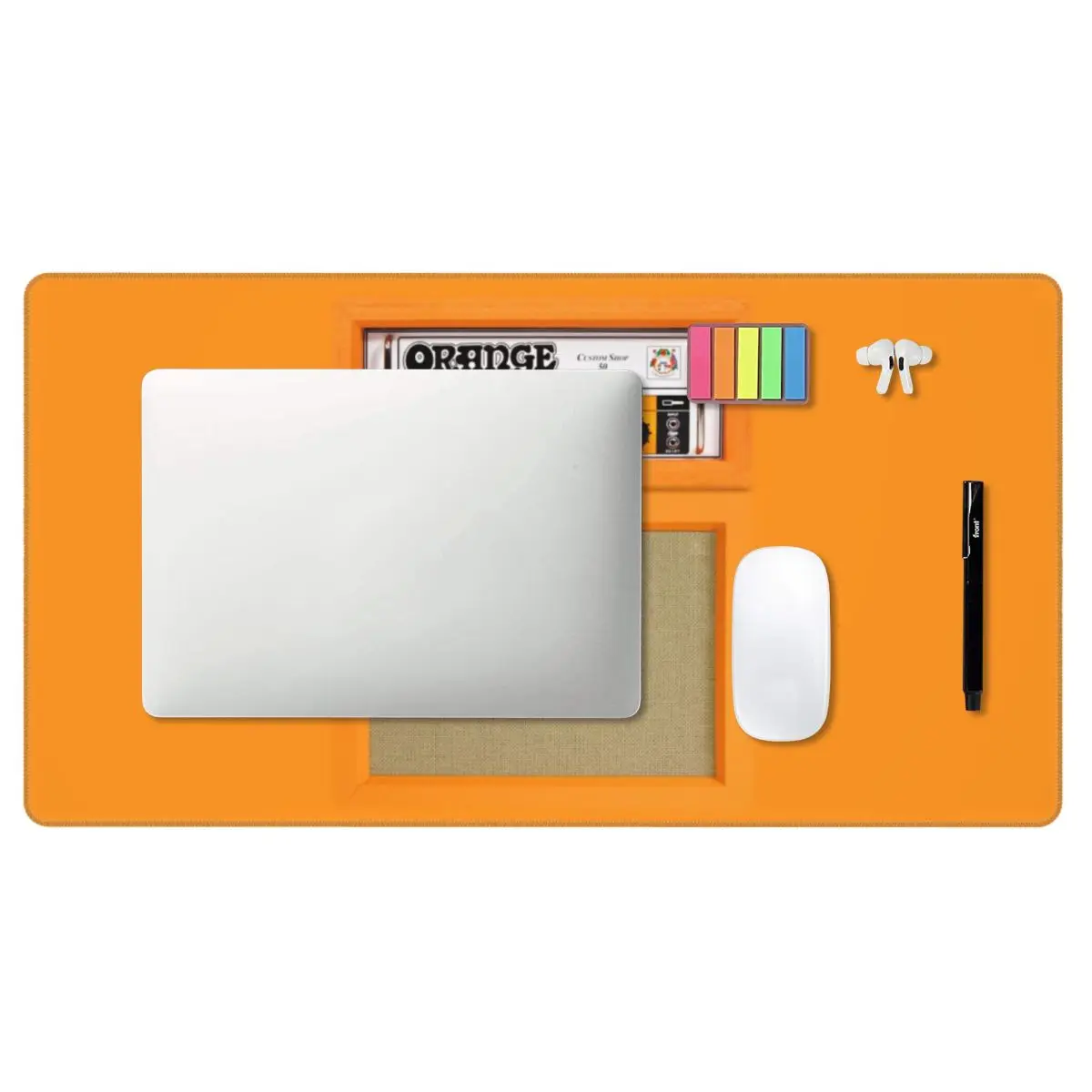 Grote muismat Oranje kleur Amp - Pc Gaming Orange recensie en prijs