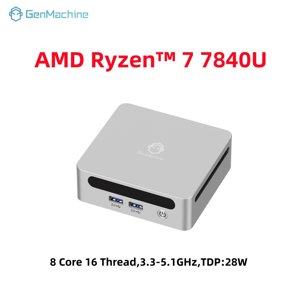 GenMachine Mini PC USB4 2.5G L - Pc Gaming Ryzen recensie en prijs