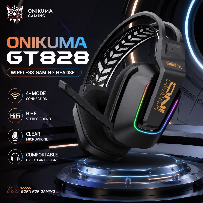 ONIKUMA GT828 Gaming Headset 4 - Pc Gaming Earbuds recensie en prijs