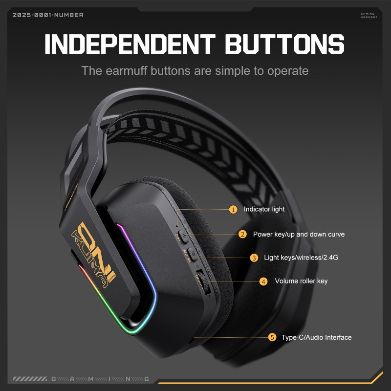 ONIKUMA GT828 Gaming Headset 4 - Pc Gaming Earbuds recensie en prijs