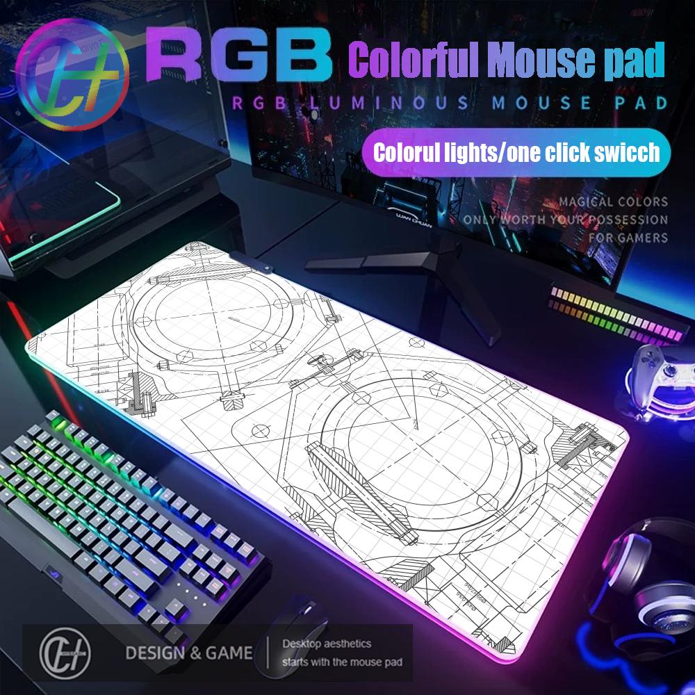 Mechanische tekening RGB muism - Pc Gaming Drawing recensie en prijs