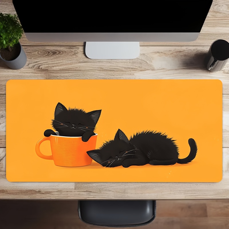 Twee Slaapzuchtige Zwarte Katt - Pc Gaming Orange recensie en prijs
