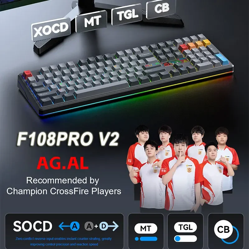 AULA F108 Pro V2 Mechanisch To - Pc Gaming Uk recensie en prijs
