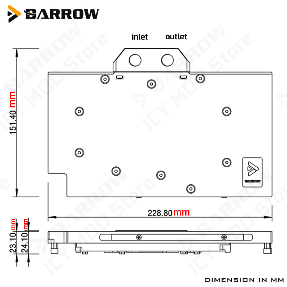 Barrow Display Card Waterkoeli - Pc Gaming Rtx recensie en prijs