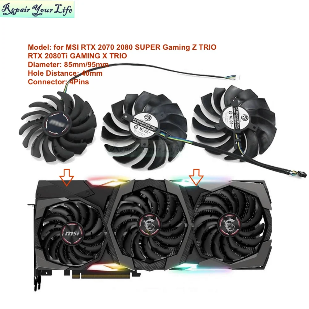PC VGA Koelventilator voor MSI - Pc Gaming Rtx recensie en prijs